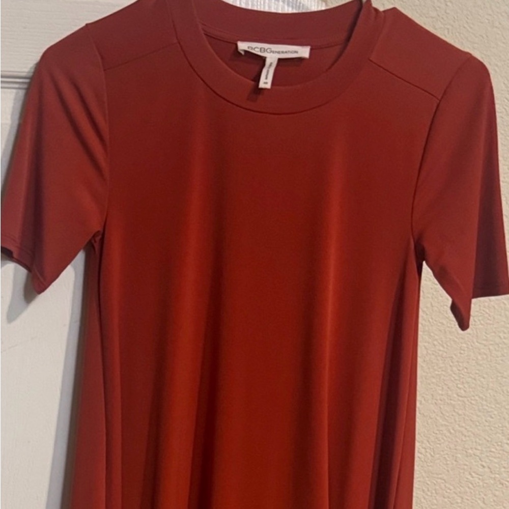 BCBGeneration Rust Red Mini Dress
